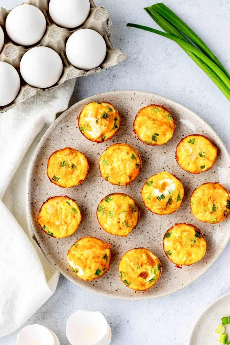 Mini egg tart bites